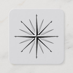 Elegant Nautical Compass  Business Card