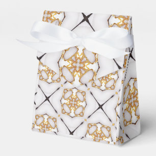 Elegant Nautical Navy and White Favour Box