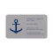 Elegant Navy Blue Anchor Simple Nautical