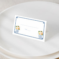 Elegant Navy Blue Burnt Orange Fall Wedding Party