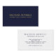 Elegant  Navy Blue Leather Look Professional
