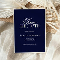 Elegant Navy Blue Old Money Wedding
