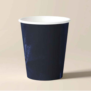 Elegant Navy Blue Party Cup