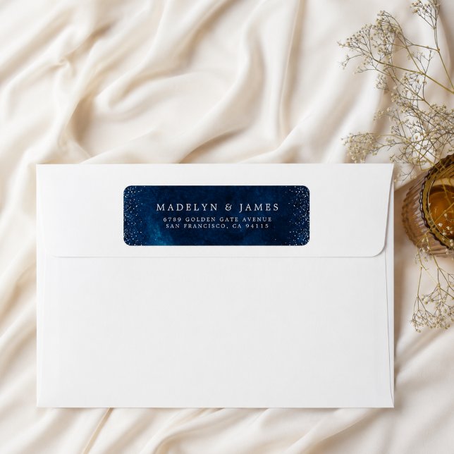 Elegant Navy Blue Silver Glitter Wedding (Creator Uploaded)