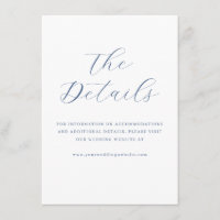 Elegant Navy Minimalist Calligraphy