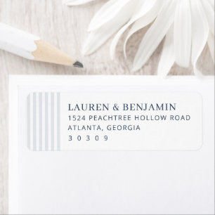 Elegant Navy Minimalist Stripe