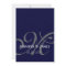 Elegant Navy Monogram Names Wedding Invitation