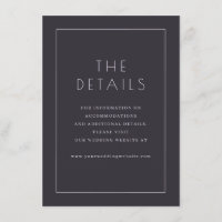 Elegant Navy Typographic Details