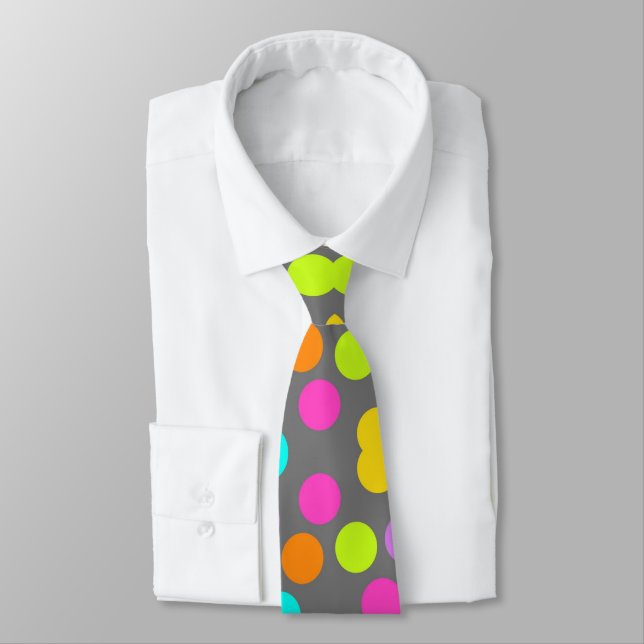 Elegant Neck Tie Collection: Custom Graphic Design (Tied)