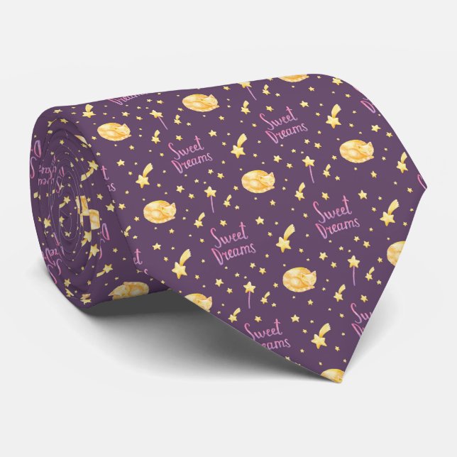 Elegant Neck Tie Collection: Custom Graphic Design (Rolled)
