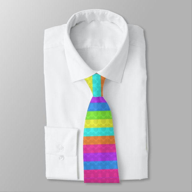 Elegant Neck Tie Collection: Custom Graphic Design (Tied)
