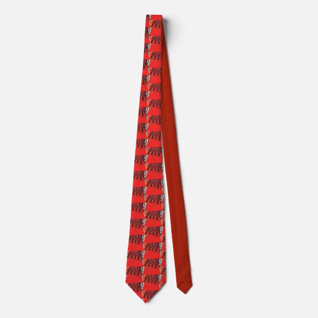 Elegant Neck Tie Collection: Custom Graphic Design (Front)