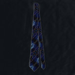 Elegant Neck Tie with Agate Navy Blue Gold Marble<br><div class="desc">Agate Navy Blue Gold Gemstone Marble Geode Glitter Sparkle Birthday - Anniversary or Wedding Gift / Suppliest - Personalized - Add Your Letter / or Name - Text / more - Make Your Special Gift - Resize and move or remove and add text / elements with customization tool. Design by...</div>