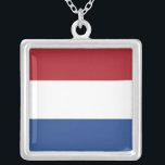 Elegant Necklace with Flag of Netherlands<br><div class="desc">Add a touch of Dutch elegance to your accessory collection with our stunning necklace featuring the flag of the Netherlands! Crafted with meticulous attention to detail, this necklace is not just a beautiful piece of jewellery; it’s a celebration of Dutch pride and cultural identity. The eye-catching design prominently showcases the...</div>