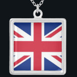 Elegant Necklace with Flag of United Kingdom<br><div class="desc">Add a touch of British sophistication to your jewellery collection with our elegant necklace featuring the flag of the United Kingdom! Crafted with meticulous attention to detail, this necklace is more than just a piece of jewellery; it’s a celebration of the United Kingdom’s rich heritage and cultural pride. The elegant...</div>