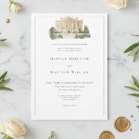 Elegant Neoclassical Vintage Scenes Wedding