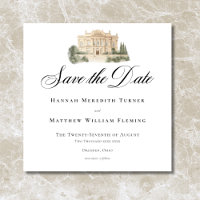 Elegant Neoclassical Vintage Scenes Wedding