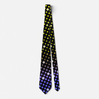 Elegant Neon Glowing polka dots glitter pattern
