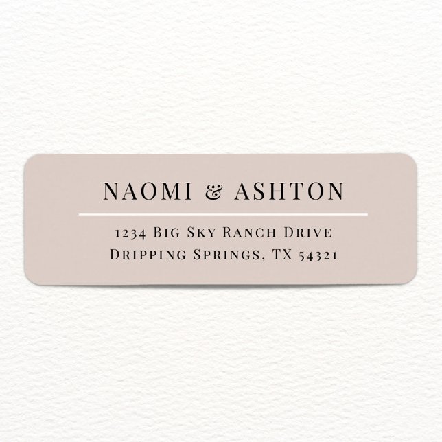 Elegant Neutral Address Labels (Creator Uploaded)