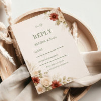 Elegant Neutral Floral Guest