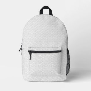 Elegant Neutral Floral Pattern Backpack
