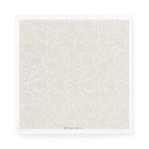 Elegant Neutral Paper Napkin