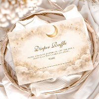 Elegant Neutral Starry Diapper Raffle
