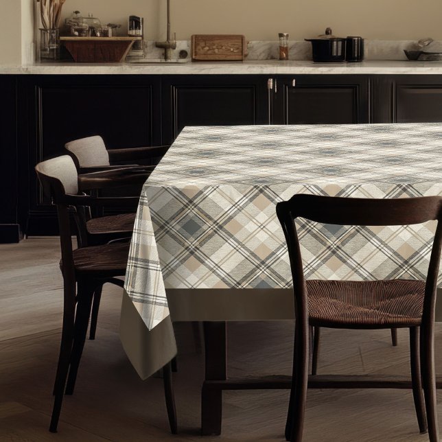 Elegant Neutral Tablecloth Clean Geometric Style (Elegant Neutral Tablecloth Clean Geometric Style)