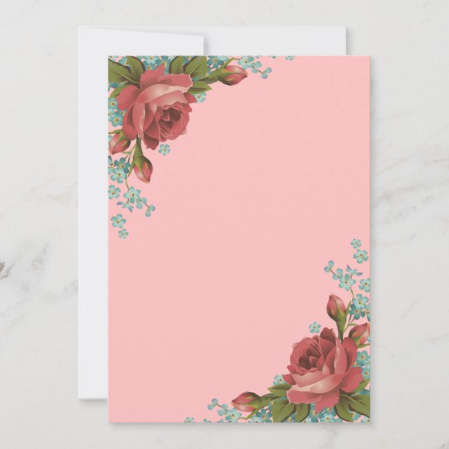 Elegant Neutral Wedding Invitation Design (Front)