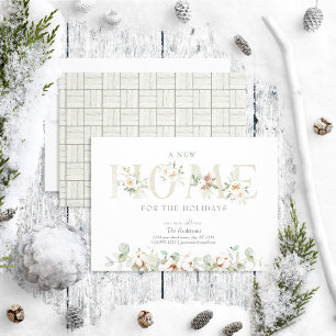 Elegant New Home For the Holidays Announcement