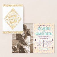 Elegant New Orleans Wedding Invitation
