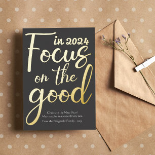 Elegant New Year Focus on Good Photo