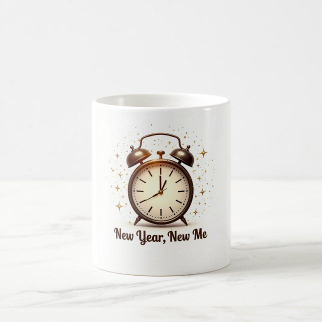Elegant New Year New Me Mug (Center)
