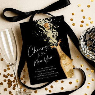 Elegant New Year Party Invitation