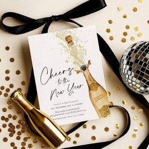 Elegant New Year Party Invitation