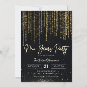Elegant New Years Party Invitation