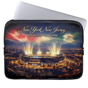 Elegant New York Stadium Host World Cup Laptop Sleeve