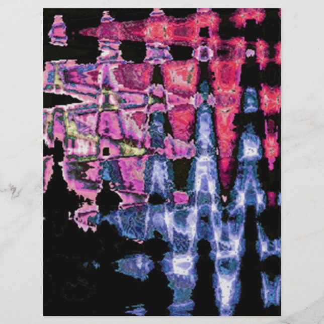 Elegant Nice & lovely water colours pattern design (Front)