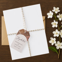 Elegant Nikkah Islamic Wedding Thank you Favours 