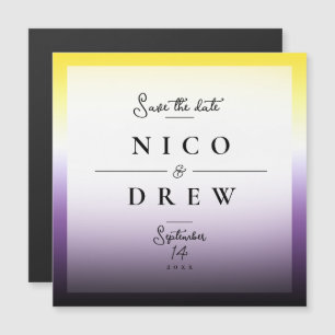 Elegant Nonbinary Pride Wedding