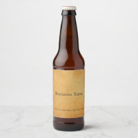 Elegant Nostalgic Old Paper Look Drink Creative