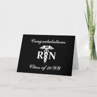 Elegant Nurse RN Graduation Congratulations