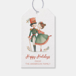 Elegant Nutcracker Christmas Gift Tags