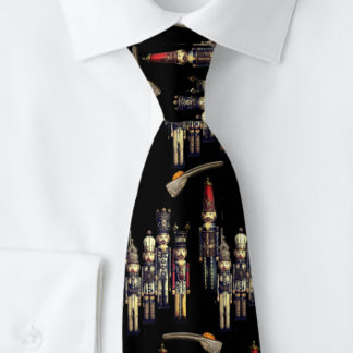 Elegant Nutcracker Christmas Neck Tie