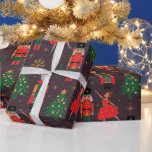 Elegant Nutcracker Christmas Wrapping Paper<br><div class="desc">Elegant Nutcracker Christmas Wrapping Paper</div>