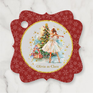 Elegant Nutcracker Merry Christmas and New Year Favour Tags