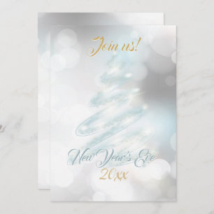 Elegant NYE Bokeh Company Holiday Card