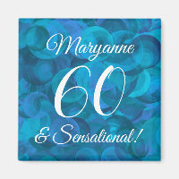 Elegant Ocean Blue 60 & Sensational Birthday Party