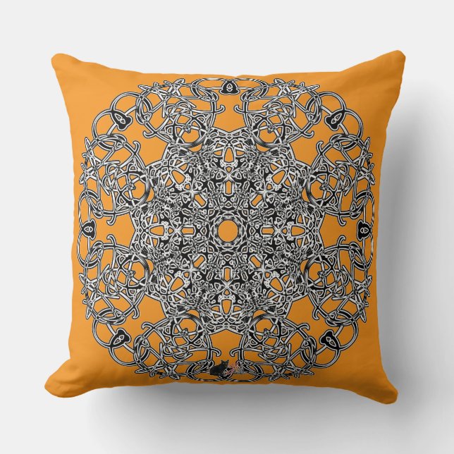Elegant Octa Glyph  Cushion (Front)