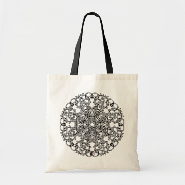 Elegant Octa Glyph Tote Bag (Front)
